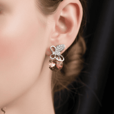 Australian Crystal Butterfly Stud Earrings