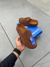Birkenstock Naples Wrapped Suede Brown Edition