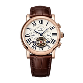 Cartier Rose Gold Open Heart Automatic – Calendar Leather Strap