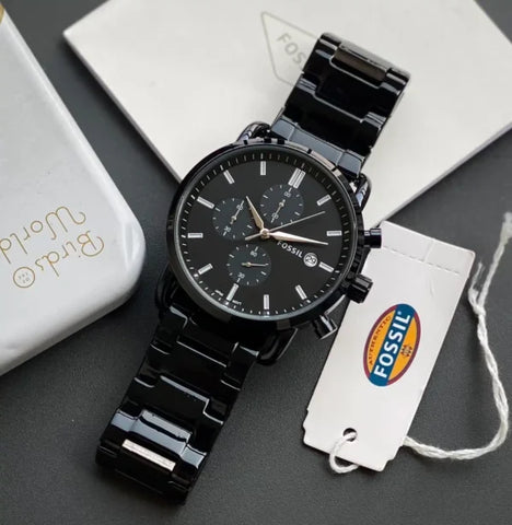 Fossil Black-Tone Classic Watch – A Edition
