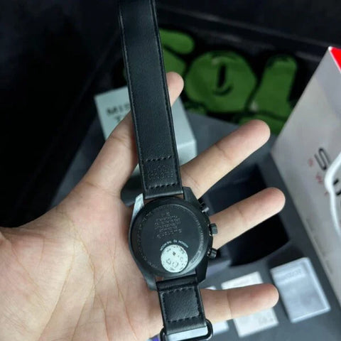 Swatch X Omega Bioceramic MoonSwatch Mission To Moon Black With Kit