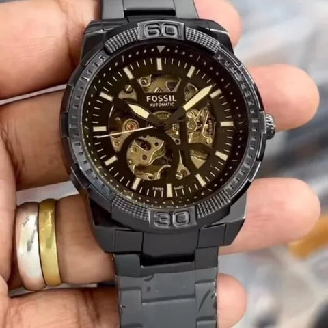 Fossil Black-Tone Automatic Watch
