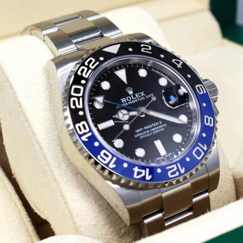 GMT-Master II 24-Hour Rotatable Bezel Black Dial