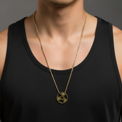 Live Fit Stainless Steel Pendant – A Edition
