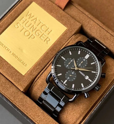 Fossil Black-Tone Classic Watch – A Edition