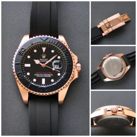 Rolex Yacht-Master – Gold Case Black Dial