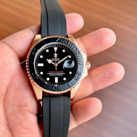 Rolex Yacht-Master – Gold Case Black Dial