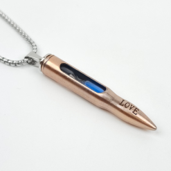 Golden Hourglass Bullet Pendant – A Edition