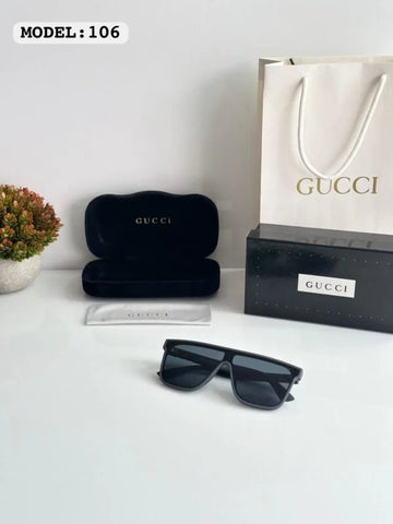 Gucci Black Square Sunglasses – Model 106 – A Edition