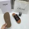 Celine Summer Black Leather Sandals For Her – A Edition