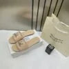 Alexander McQueen Alex Leather Women’s Sneakers Beige 1892 with OG Box & Carry Bag – A Edition