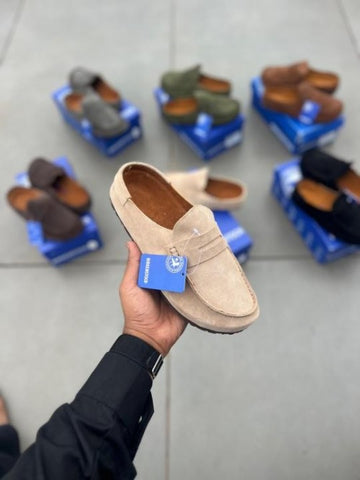 Birkenstock Naples Wrapped Suede Brown Edition