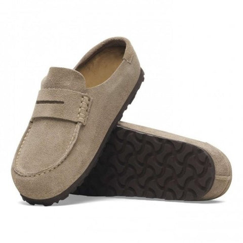 Birkenstock Naples Wrapped Suede Brown Edition