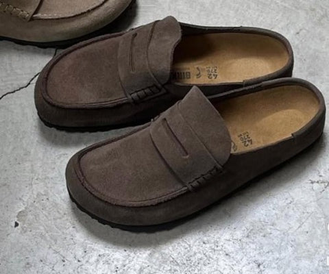 Birkenstock Naples Wrapped Suede Brown Edition