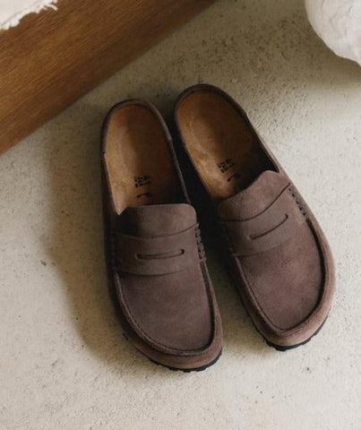 Birkenstock Naples Wrapped Suede Brown Edition