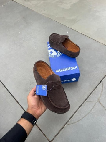 Birkenstock Naples Wrapped Suede Brown Edition