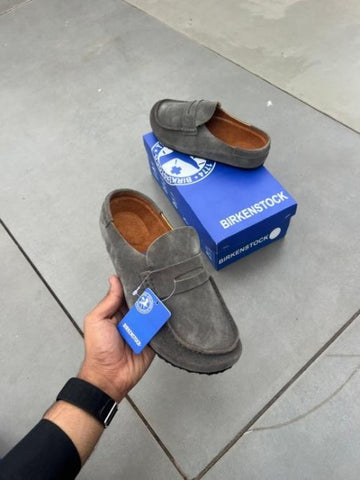 Birkenstock Naples Wrapped Suede Brown Edition