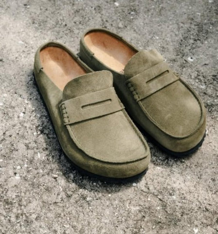 Birkenstock Naples Wrapped Suede Brown Edition