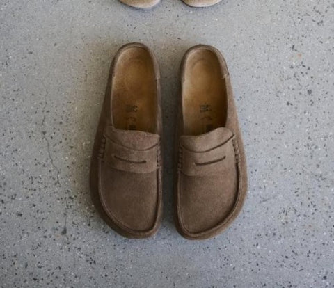 Birkenstock Naples Wrapped Suede Brown Edition