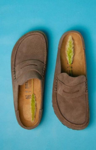 Birkenstock Naples Wrapped Suede Brown Edition