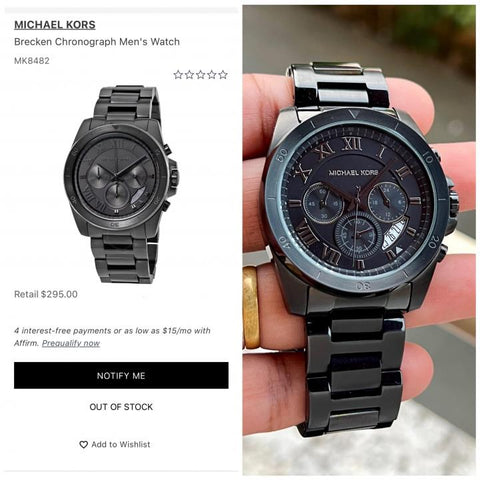 Michael Kors Brecken Premium Edition B