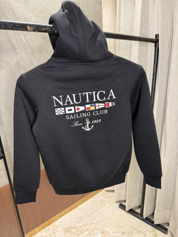 Nautica Fleece Cotton Premium Hoodie – Black Edition A