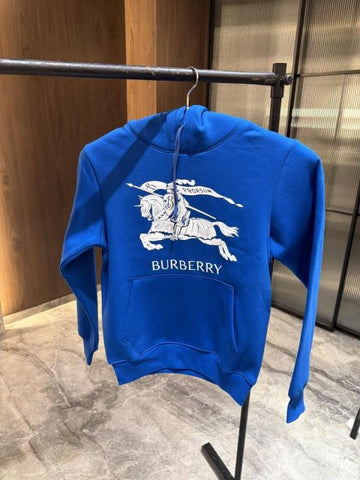 Burberry Fleece Premium Hoodie – Blue Edition D