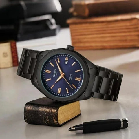 Tissot 1853 PRC 100 Solar Black Blue J1833 Edition D