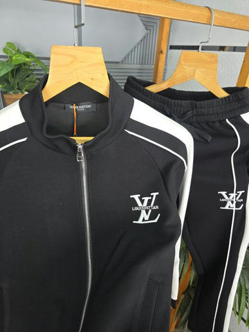 LV Premium Tracksuit Black K203-BK – A Edition