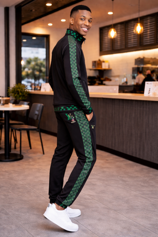LV Premium Tracksuit Black K196-BK – A Edition