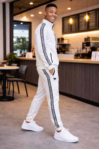 PR Premium Tracksuit White K205-W – A Edition
