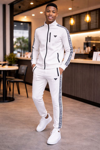 PR Premium Tracksuit White K205-W – A Edition