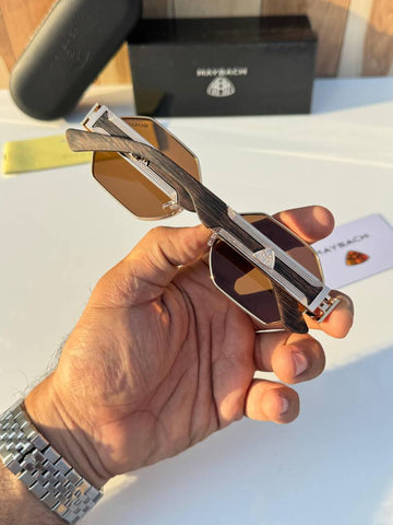 Maybach 9126 Gold Brown Sunglasses – A Edition
