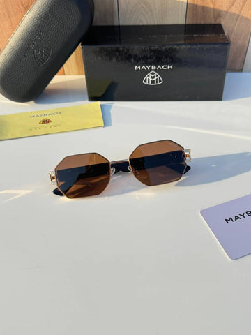 Maybach 9126 Gold Brown Sunglasses – A Edition