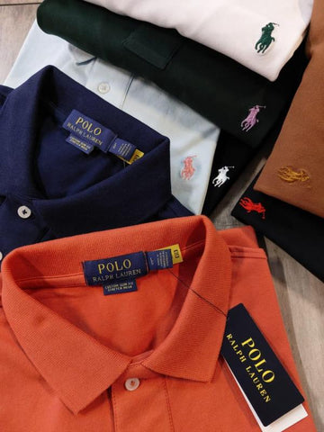 Sale Ralph Lauren Polo Red Premium Collar Neck T-Shirt F2701-RE – A Edition