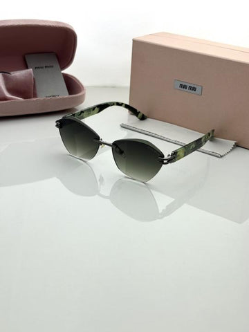 Miu Miu 1024 Grey Peach Premium Sunglasses Women’s Edition