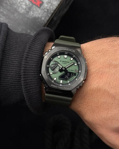 Casio G Shock GM2100 Olive Edition