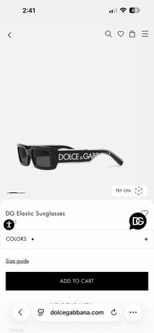 Dolce & Gabbana 6187 Sunglasses Edition A