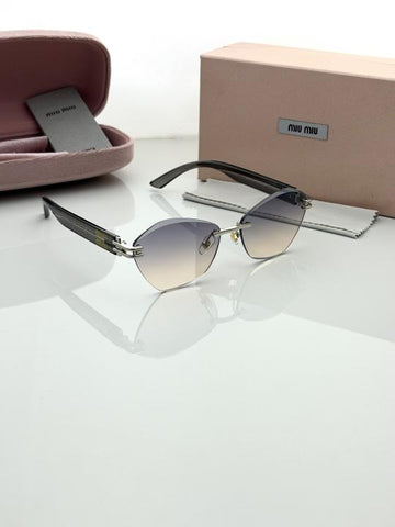 Miu Miu 1024 Grey Peach Premium Sunglasses Women’s Edition