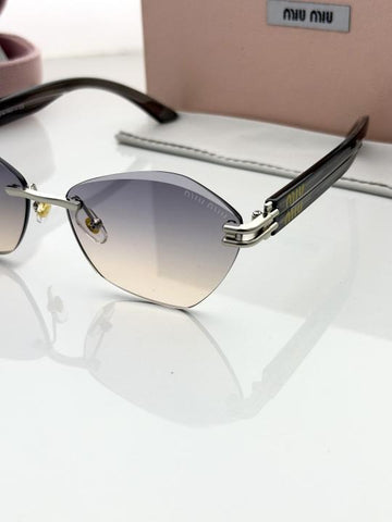 Miu Miu 1024 Grey Peach Premium Sunglasses Women’s Edition