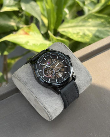 Tommy Hilfiger Automatic Leather Full Black Edition