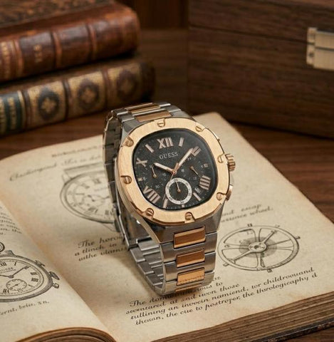 Guess Square Chronograph 2Tone Copper Black Edition A