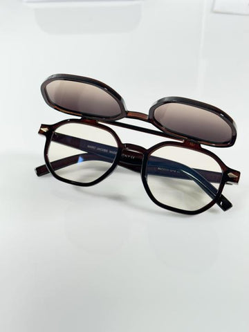 Marc Jacobs 1005 Flip – Brown &amp; White Edition L