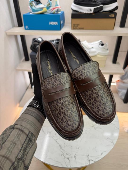 Michael Kors Premium Quality Loafers – Brown Edition C