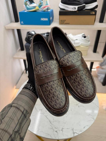 Michael Kors Premium Quality Loafers – Brown Edition C