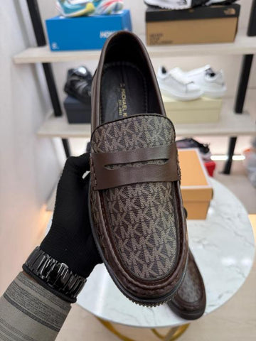 Michael Kors Premium Quality Loafers – Brown Edition C