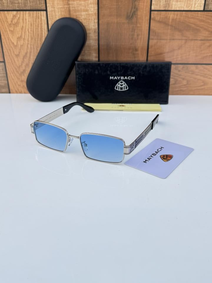 Maybach 7343 Silver Blue Sunglass Edition E