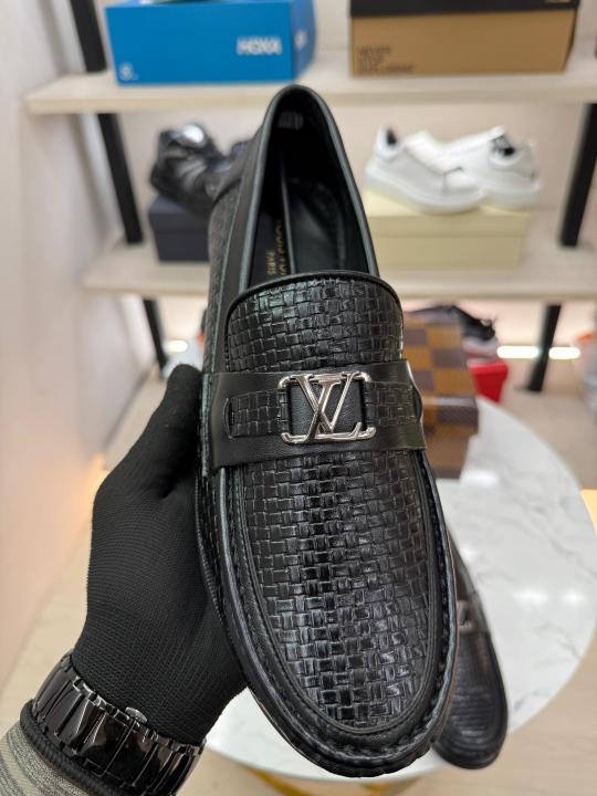 Louis Vuitton Premium Quality Loafers – Full Black Edition A