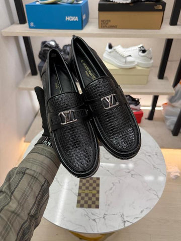 Louis Vuitton Premium Quality Loafers – Full Black Edition A