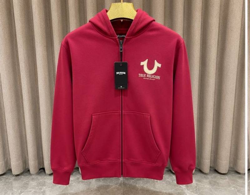 True Religion Premium Hoodie – Maroon Edition B